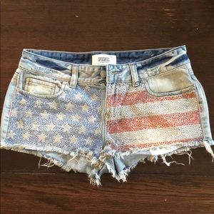 VS PINK Rhinestone Shorts